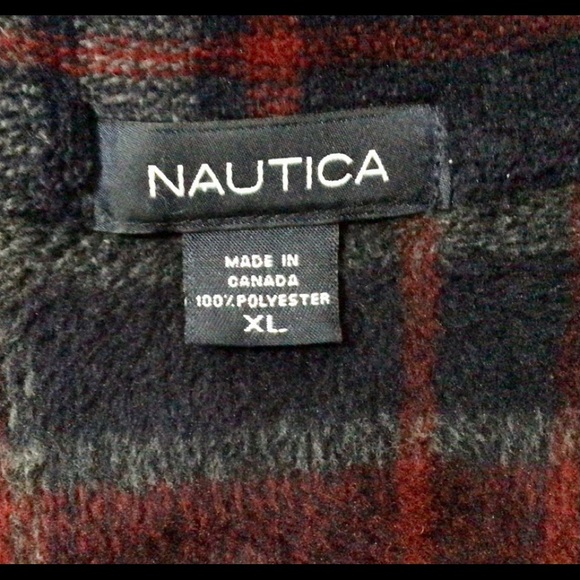 NAUTICA fleece pull over shirt zip neck - Picture 10 of 13